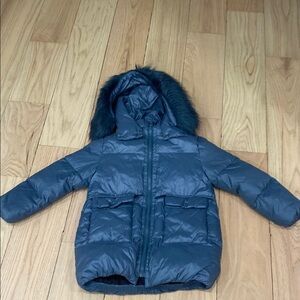 Kids Blue Puffer Jacket